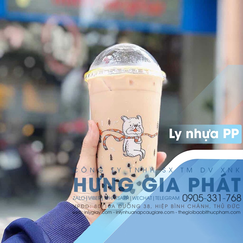 in ly nhựa pp, ly nhua pp dep, mau ly nhua pp in logo, ly nhựa pp dung tra sua